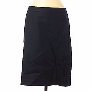 J.Crew Casual Skirt Black Lined Back Zipper Size 6